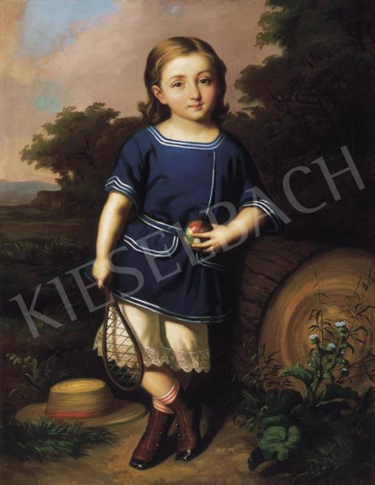 Barabás, Miklós - Little Boy with Coloured Ball (Portrait of Béla Erdélyi in his Younger Age) | 19th Auction auction / 63 Lot