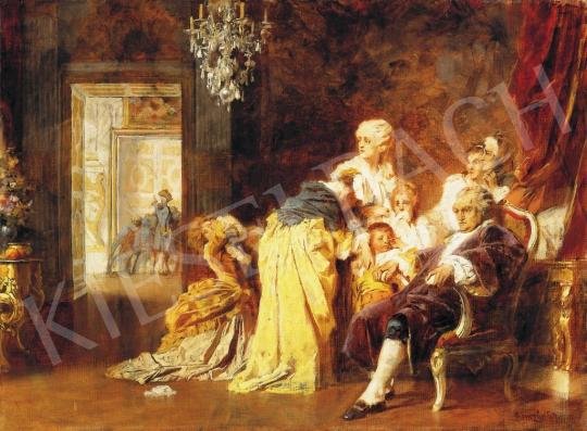  Benczúr Gyula - XVI.Lajos és családja Versailles ostromakor | 37. Aukció aukció / 162 tétel