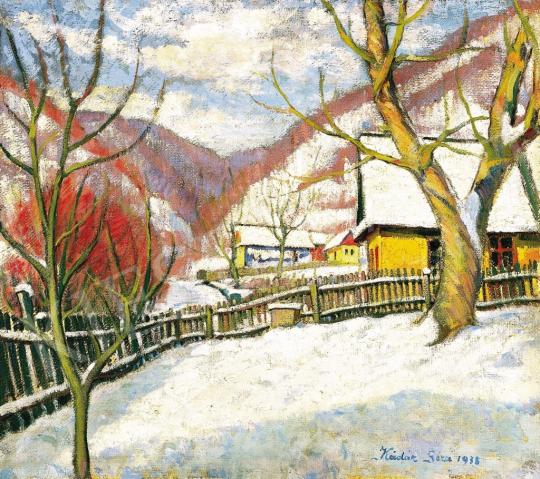 Kádár, Géza - Winter in Nagybánya, 1936 | 37th Auction auction / 164 Lot