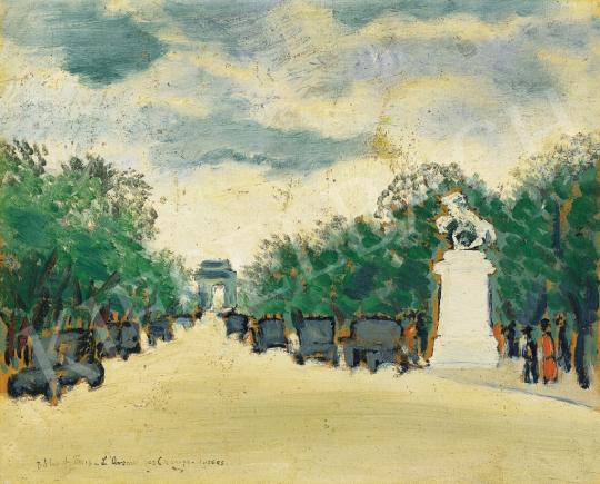  Bálint, Rezső - The Champs-Elysées in Paris | 37th Auction auction / 174 Lot