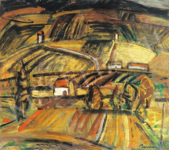  Barcsay, Jenő - Hilly landscape with house | 37th Auction auction / 183 Lot