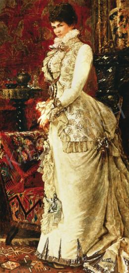 Wahler, Karl - Lady in the salon, 1883 