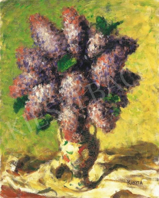  Koszta, József - Violet lilacs | 37th Auction auction / 208 Lot