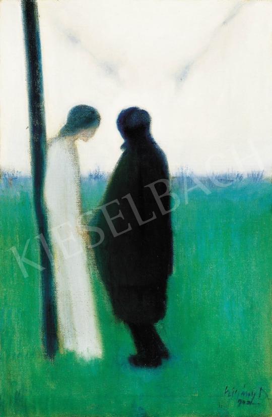  Czigány, Dezső - Intimate encounter, 1902 | 37th Auction auction / 213 Lot