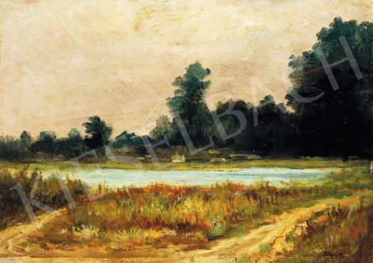 Telepy, Károly - Riverside scene | 37th Auction auction / 227 Lot