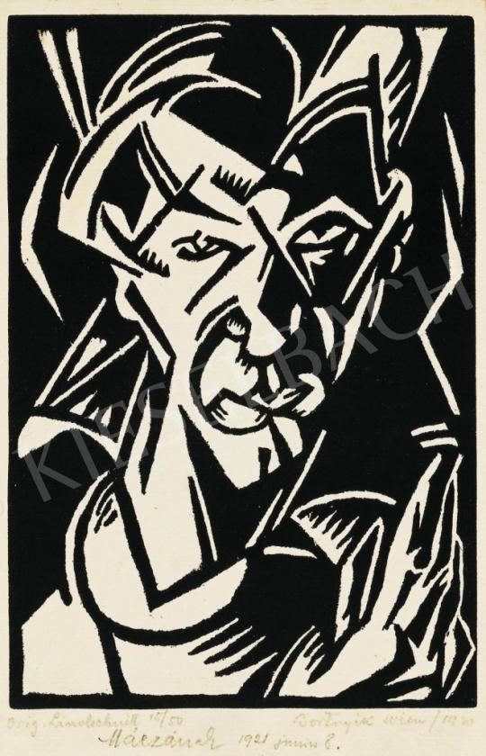  Bortnyik, Sándor - Self-portrait, 1920 | 37th Auction auction / 234 Lot
