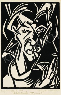  Bortnyik, Sándor - Self-portrait, 1920 