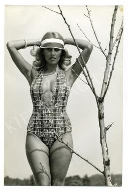 Laczkovich, László - Ági Pataki in swimsuit (fashion photo), 1978 