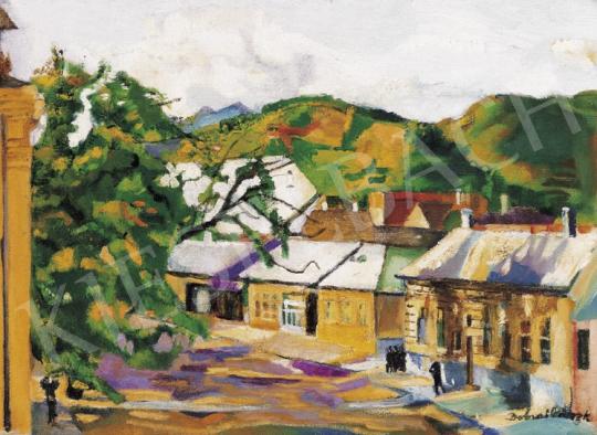 Pászk, Jenő - Square in Nagybánya | 19th Auction auction / 78 Lot