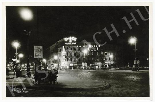 Seidner Zoltán - Budapest éjjel, 1930-as évek | Fotóaukció 2008 aukció / 77 tétel