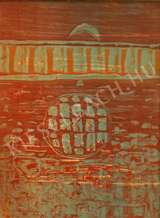 Gyarmathy, Tihamér - Evening, 1960 painting