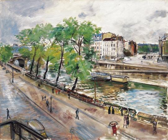  Jobbágyi Gaiger Miklós - Paris with the Bank of Seine | 19th Auction auction / 90 Lot