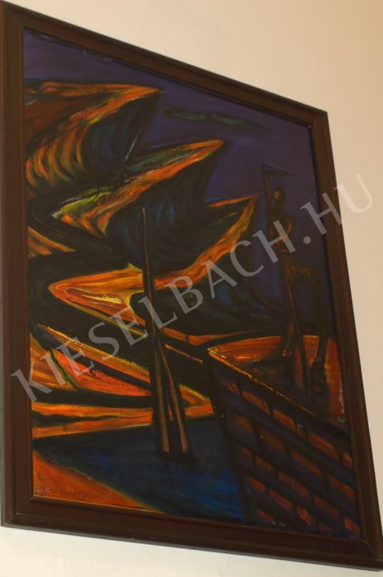  El Kazovszkij - Tájkép Kentaurral II, 1990 festménye