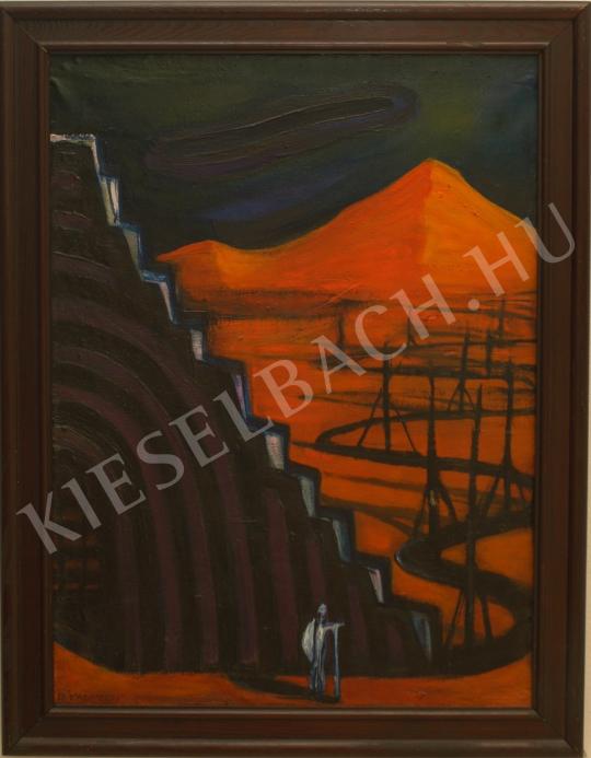  Kazovszkij, El - Sivatagi állomás V, 1992 festménye