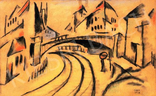  Kádár, Béla - City with Bridge (Zollner Brucke Wien), around 1920 | 38th Auction auction / 4 Lot