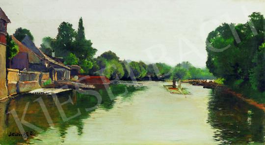 Skuteczky, Döme - Riverside Landscape | 38th Auction auction / 26 Lot