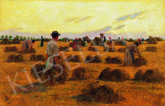  Tull, Ödön - Harvesters, 1881 | 38th Auction auction / 31 Lot