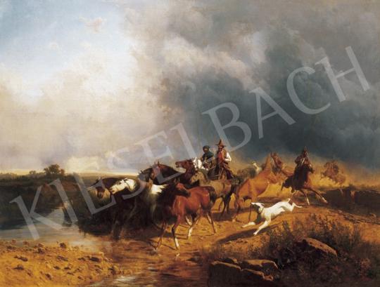 Markó, András - Italian Landscape with Riding Horses | 19th Auction auction / 101 Lot