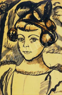 Uitz, Béla - Girl, 1918 