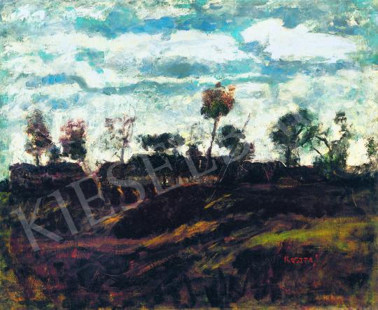  Koszta, József - Landscape with Clouds | 38th Auction auction / 127 Lot