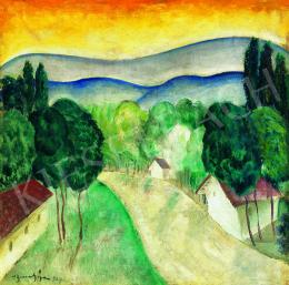  Bene, Géza - Hillside in the Morning Light, 1927 