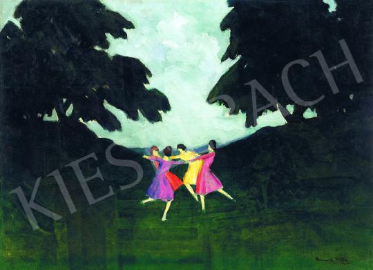 Vaszkó Ödön - Táncoló lányok az erdőben | 38. Aukció aukció / 138 tétel