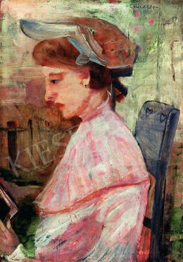  Gulácsy, Lajos - Lady in Hat, 1906 