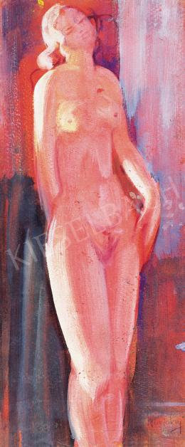  Ruzicskay, György - Female Nude in Red Light 