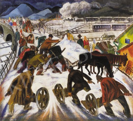  Mágori Varga, Béla - Winter Commotion, 1933 | 39th Auction auction / 37 Lot