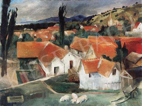  Szőnyi, István - Roofs in Zebegény (Danube Bend), 1930 | 39th Auction auction / 48 Lot