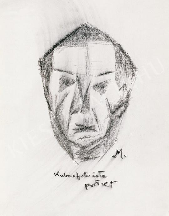 Mácza János - Kubo-futurista portré | 39. Aukció aukció / 54 tétel