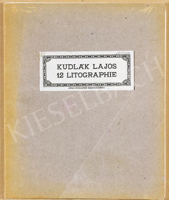 Kudlák Lajos - 12 db litográfia mappában | 39. Aukció aukció / 56 tétel