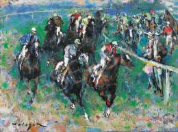 Holesch, Dénes (Denes de Holesch) - At the Epsom Derby 