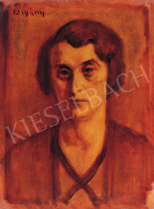 Czigány Dezső - Női portré | 39. Aukció aukció / 134 tétel