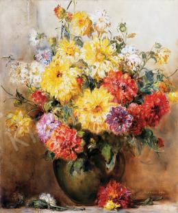  Dolányi Benczúr, Ida - Colourful Flowers 