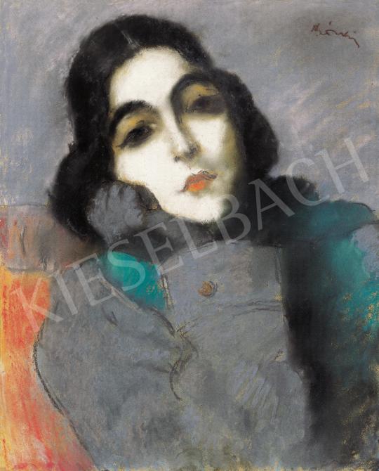 Rippl-Rónai, József - Portrait of Zdenka Ticharich, 1921 | 39th Auction auction / 198 Lot