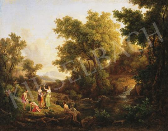 Id. Markó Károly - Mitológiai jelenet (Diana és a nimfák) | 39. Aukció aukció / 219 tétel