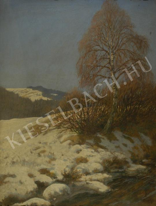 Gödel, Carl - A Winter Day painting