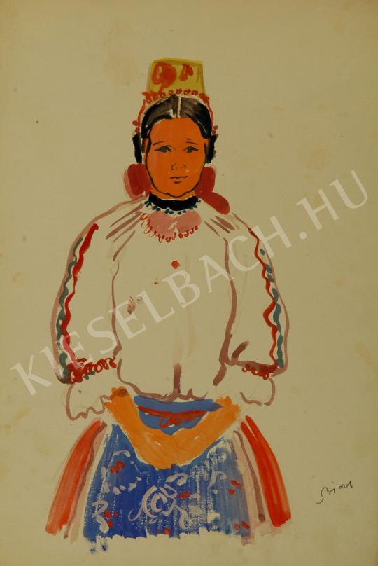 Biai-Föglein, István - In Folk Costume painting