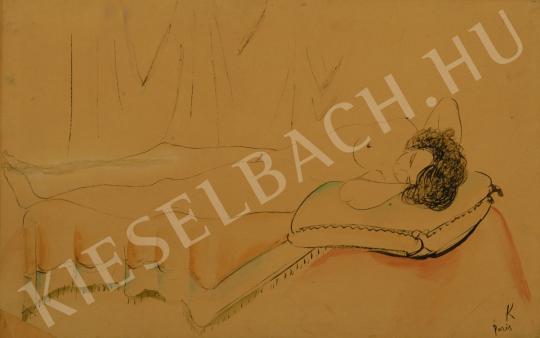 ifj. Kernstok, Károly - Nude Lying painting