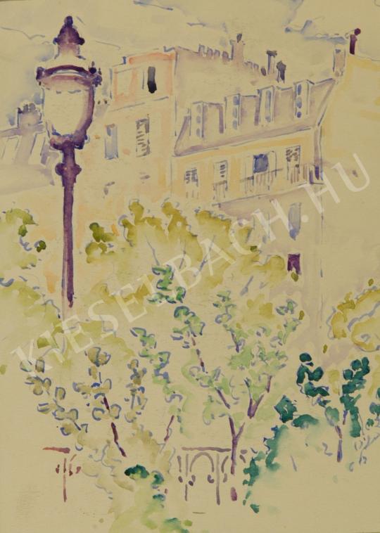 Pécsi-Pilch Dezső - Párizs festménye