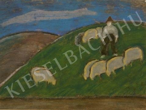 Nagy, István - Grazing Sheep, c. 1933 painting