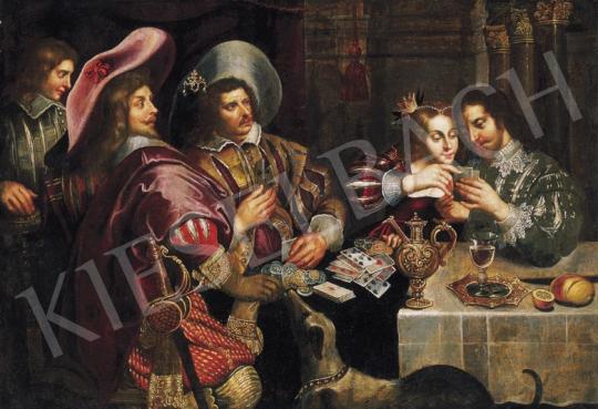 Ismeretlen festő, 17. század - Kártyázók | 19. Aukció aukció / 165 tétel
