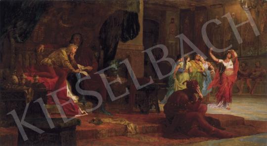 Székely Bertalan - V. László udvara (V. László neveltetése) | 19. Aukció aukció / 168 tétel