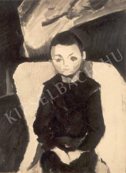Berény Róbert - Fiú portré, 1911 körül 