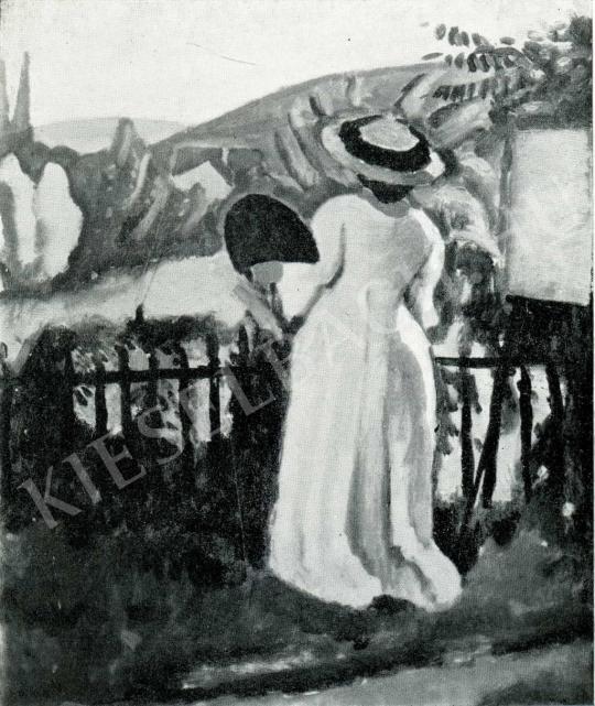  Czigány Dezső - A festőnő, 1909 festménye