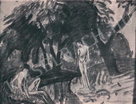  Kernstok Károly - Patak partján, 1910 festménye