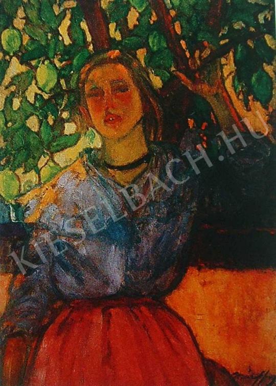  Márffy Ödön - Leány citromfa alatt, 1907 festménye