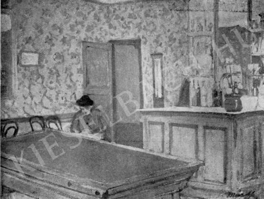  Márffy Ödön - Zöld tapétás szoba, 1906 festménye