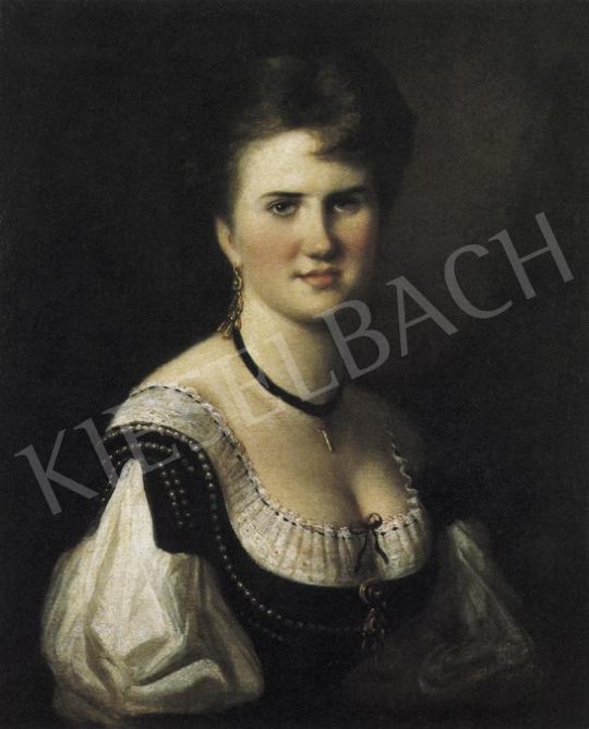  Munkácsy, Mihály - Portrait of a Young Lady | 19th Auction auction / 178 Lot